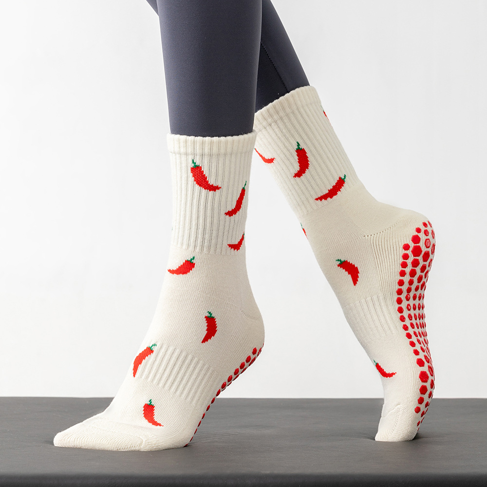 Yoga Socks Women Cotton Terry  - Medias Para Pilates Y Yoga 评论和价格