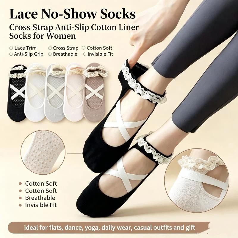 1Pairs Cute Lacework Pilates S - Pilates & Yoga Vida 评论和价格
