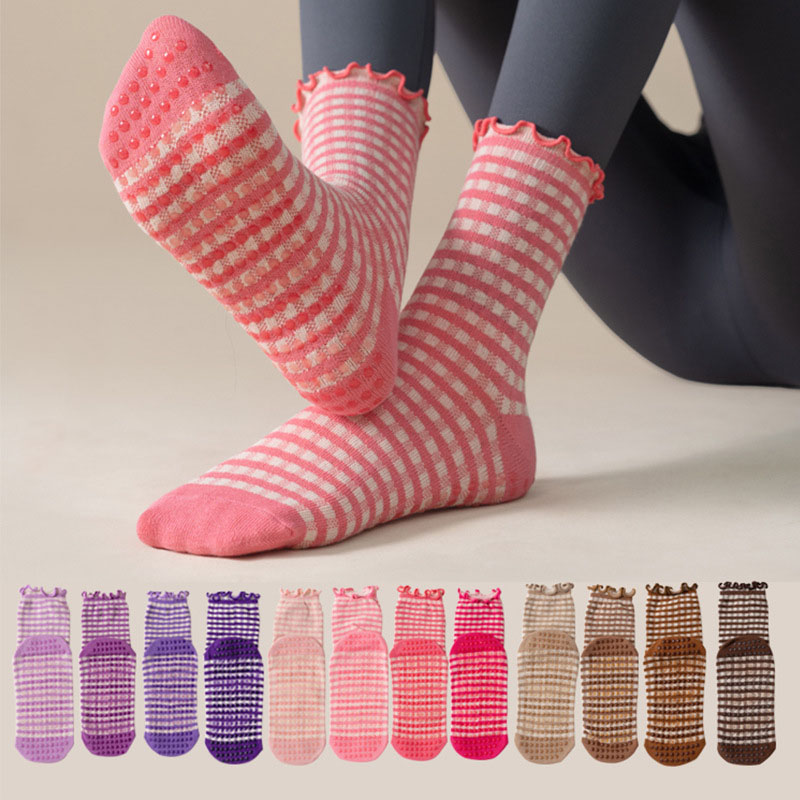 Pilates Socks Women Cotton Let - Medias Para Pilates Y Yoga 评论和价格