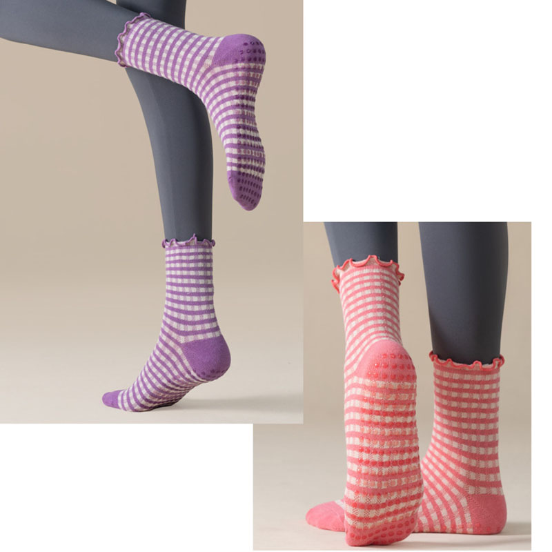 Pilates Socks Women Cotton Let - Medias Para Pilates Y Yoga 评论和价格